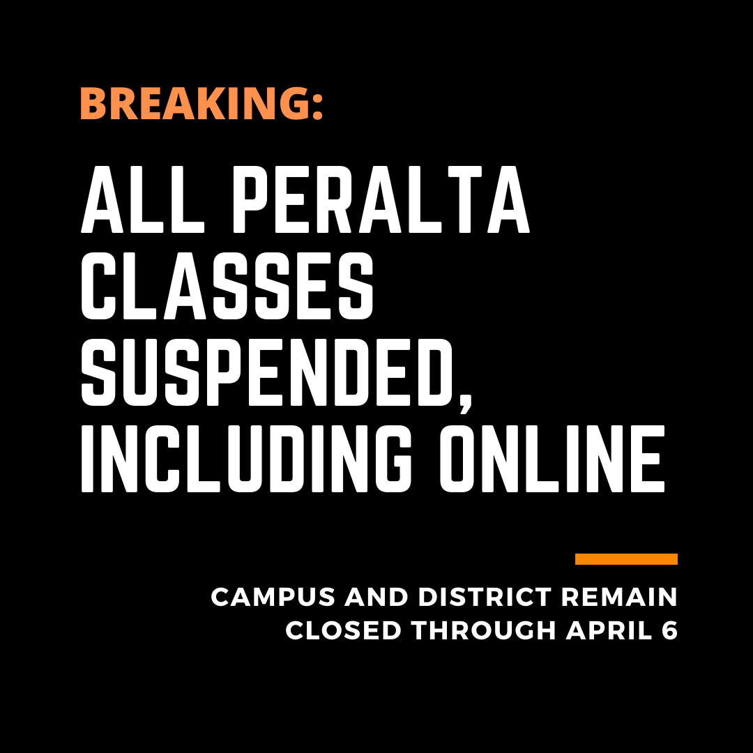All Peralta classes suspended, including online The Citizen