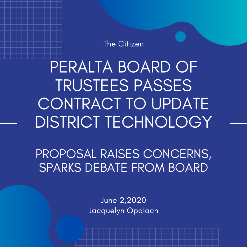 Peralta Board of Trustees passes contract to update district technology