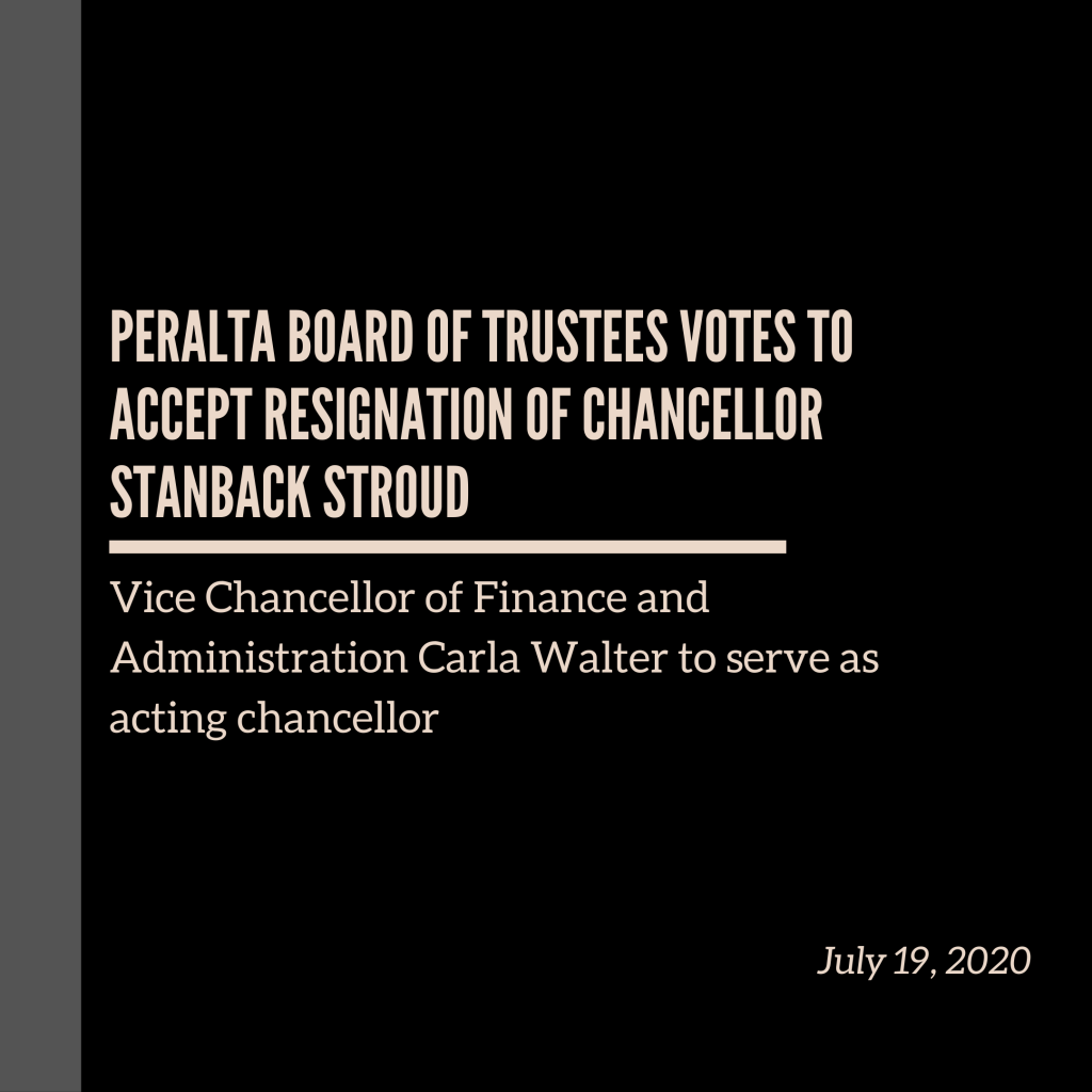 Peralta+Board+of+Trustees+votes+to+accept+resignation+of+Chancellor+Stanback+Stroud
