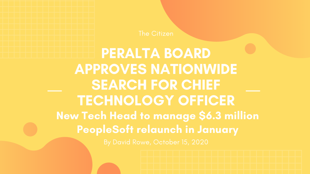Peralta board approves nationwide search for Chief Technology Officer