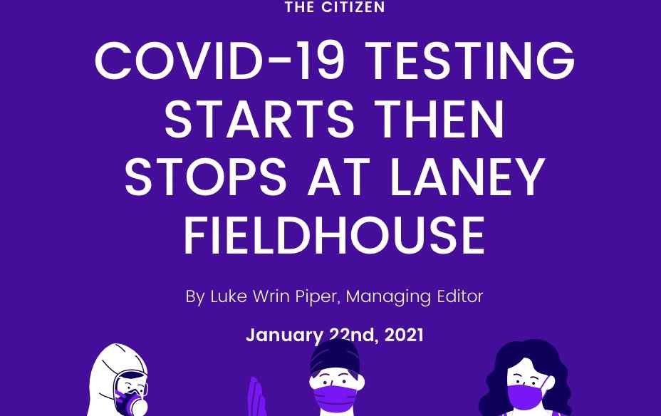 COVID-19 testing starts then stops at Laney Fieldhouse