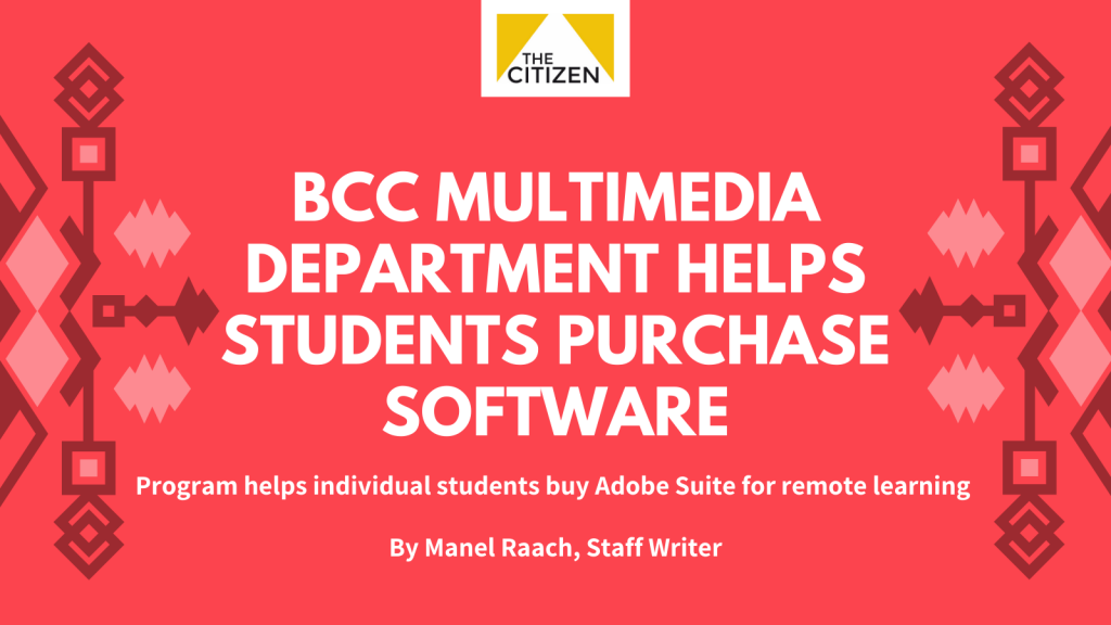 BCC Multimedia Department helps students purchase software