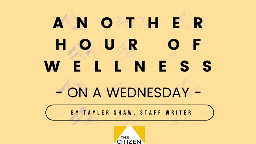 Another hour of wellness on a Wednesday: meditation and well being