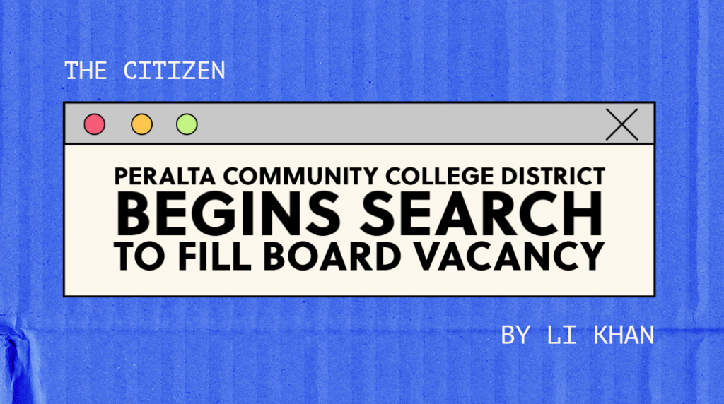 Peralta Community College District begins search to fill board vacancy