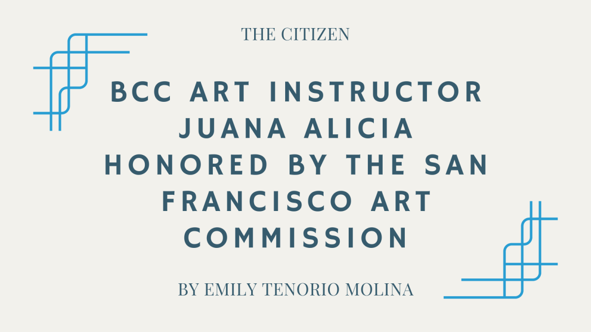 BCC Art instructor Juana Alicia honored by the San Francisco Art Commission