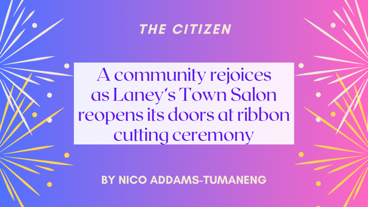 A community rejoices as Laney’s Town Salon reopens its doors at ribbon cutting ceremony