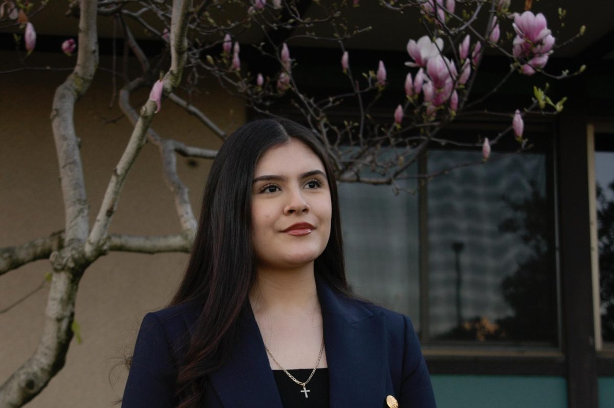 Student Trustee Naomi Vasquez, who was sworn onto the Peralta Community College District Board of Trustees on Dec. 12, 2023, sees her role as an opportunity to uplift her fellow students and advocate for the value of a community college education. (Photo: Eliot Faine/The Citizen)