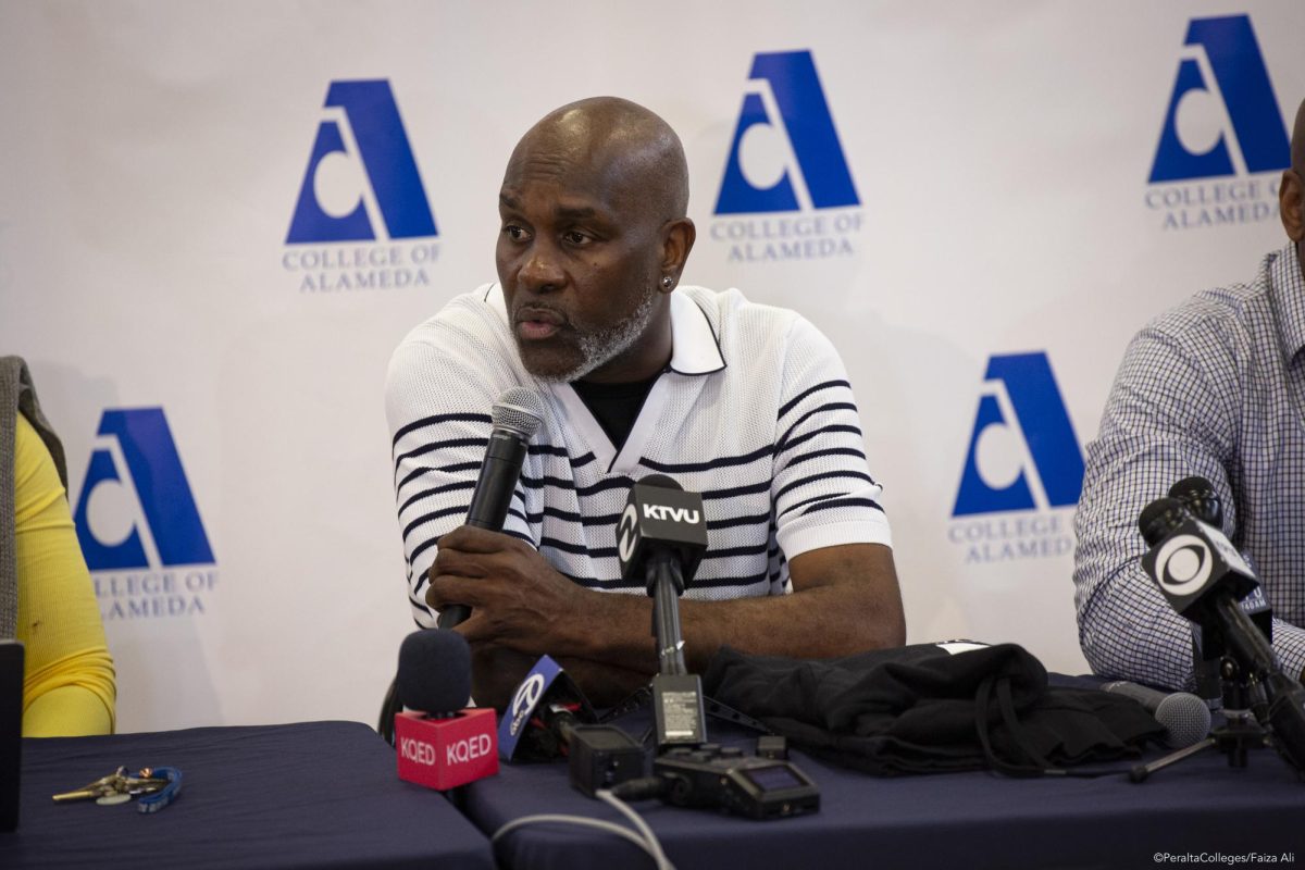 Basketball legend Gary Payton, who left a coaching gig at Lincoln University earlier this year, has been tapped to lead the College of Alameda's men's basketball team. (Photo: Faiza Ali/PCCD via Peralta Colleges Smugmug)