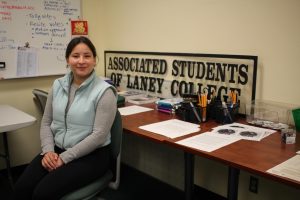 Laney's student body president, Frida Veliz, wants to help connect students to the resources she didn't have access to when she first started college.