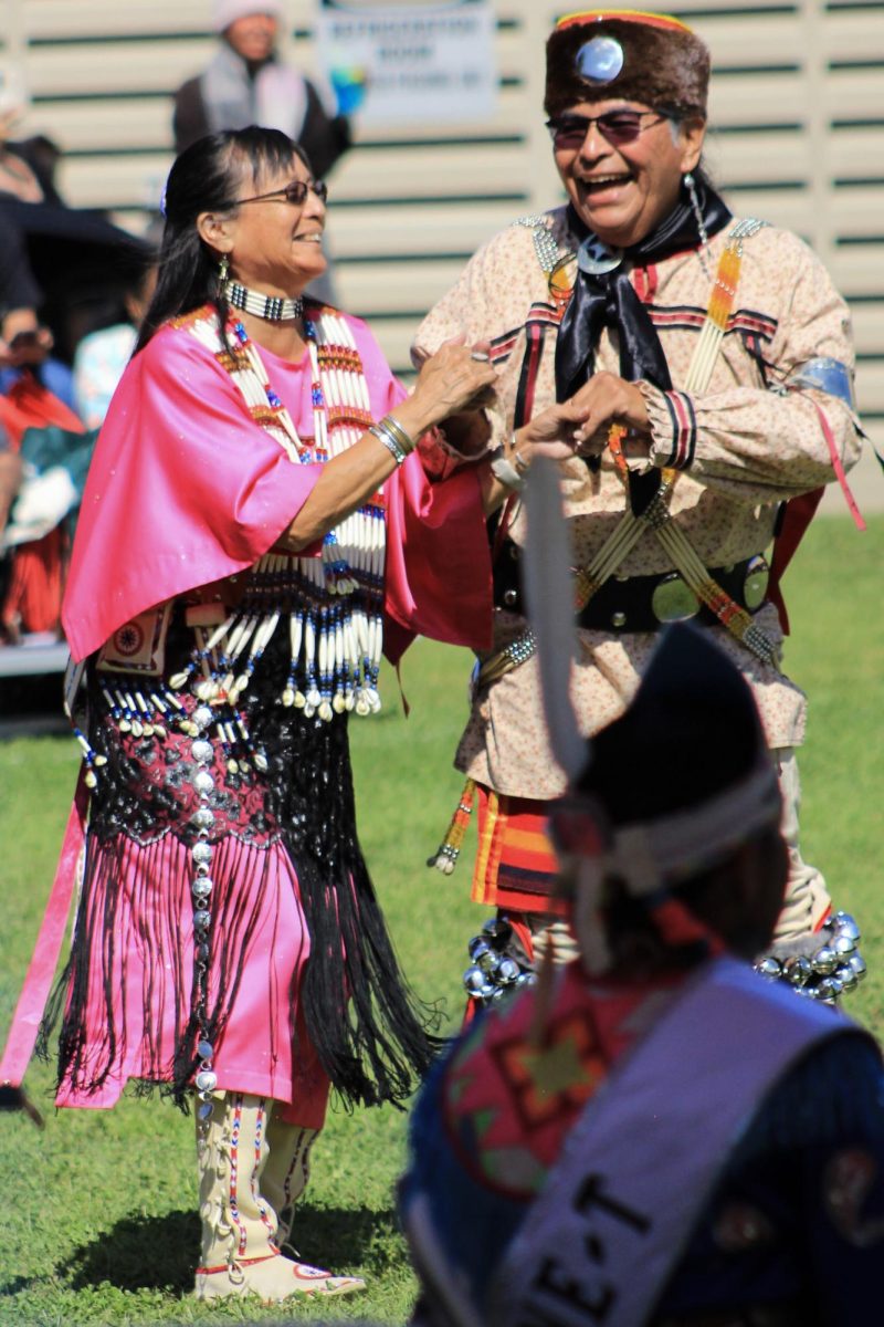 The sky was nearly cloudless at Merritt College campus on Sept. 27, the Saturday after the 2025 California Native American Day. Warm sun beamed down on the jewelers and dancers and volunteers as they prepared for the fourth annual Native American Health Center (NAHC) Powwow.
