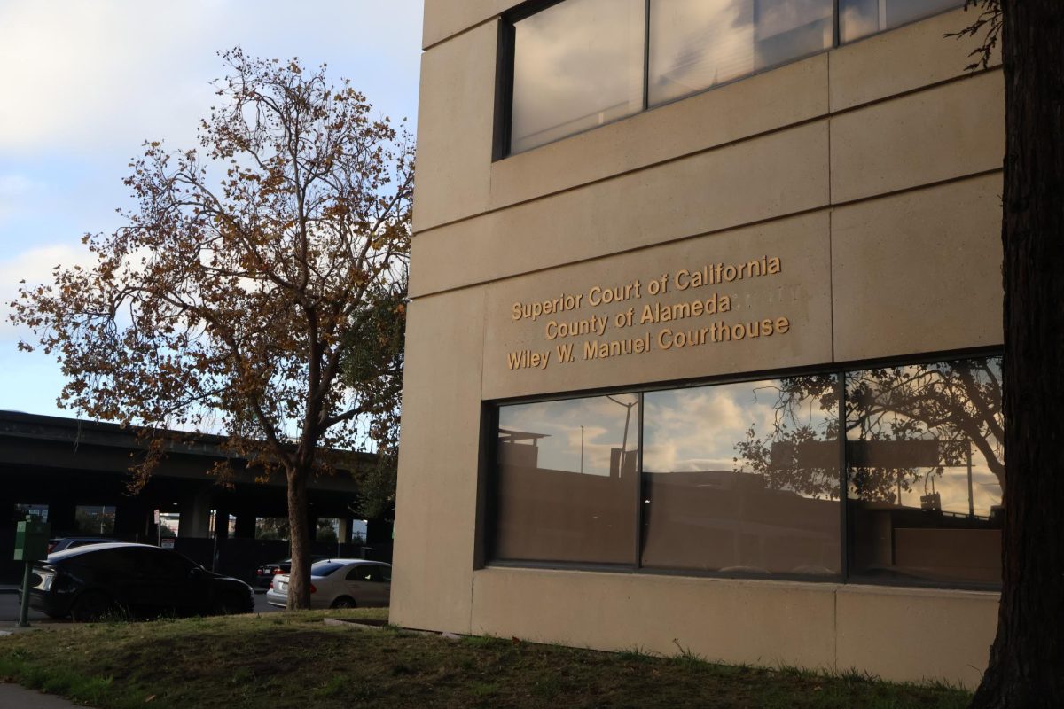 Irving's arraignment was held at the Wiley W. Manuel courthouse in Oakland, CA on Nov. 18, 2025.