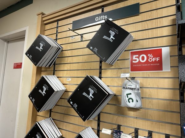 Notebooks on sale at the Bookstore at Laney College in Oakland, CA on May 6, 2026.